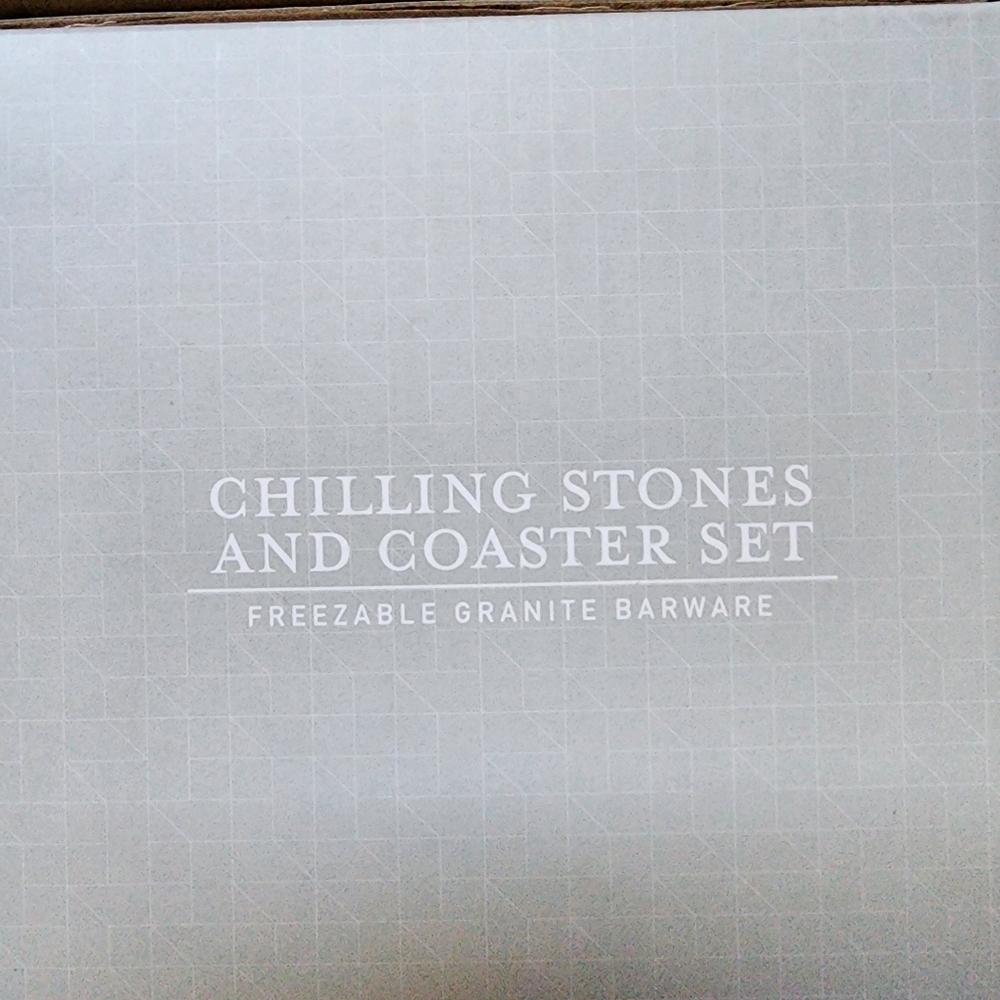 Studio Mercantile Wine Glasses Chilling Stones and Coaster Set - Picture 8 of 8